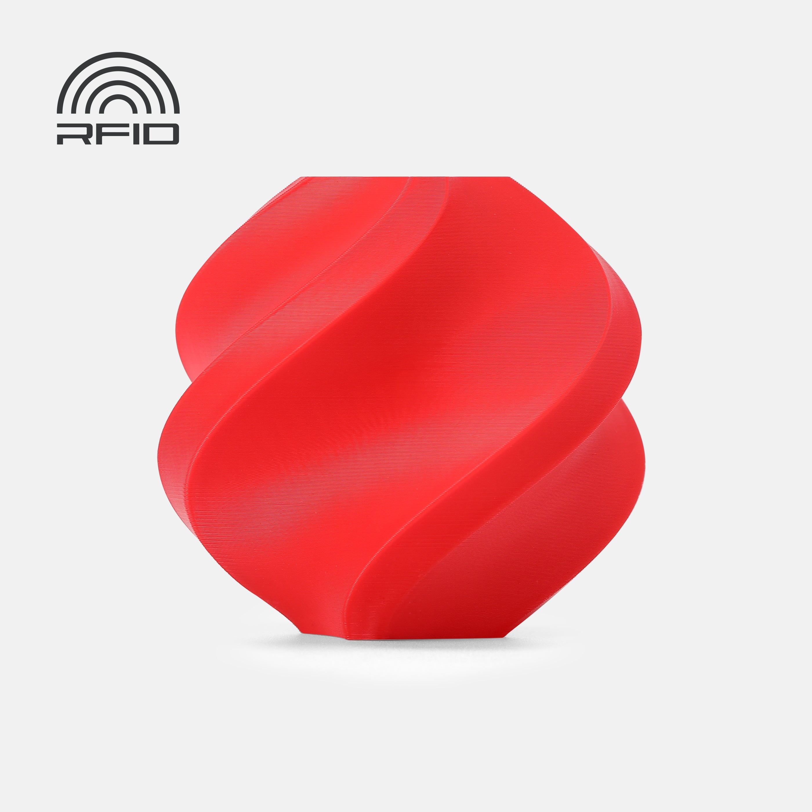 Bambu Lab PETG HF Red High Flow 3d printing filament for printing high speeds up to 300mm/s