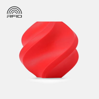 Bambu Lab PETG HF Red High Flow 3d printing filament for printing high speeds up to 300mm/s