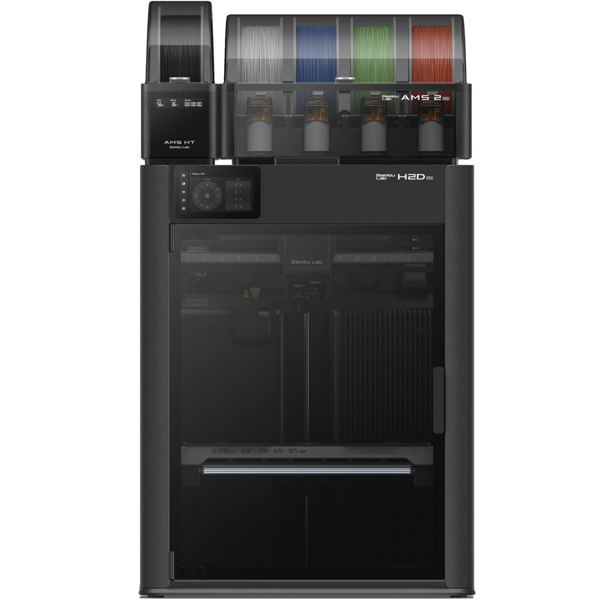 Bambu Lab H2D Pro combo includes AMS 2 Pro and AMS HT in bundle