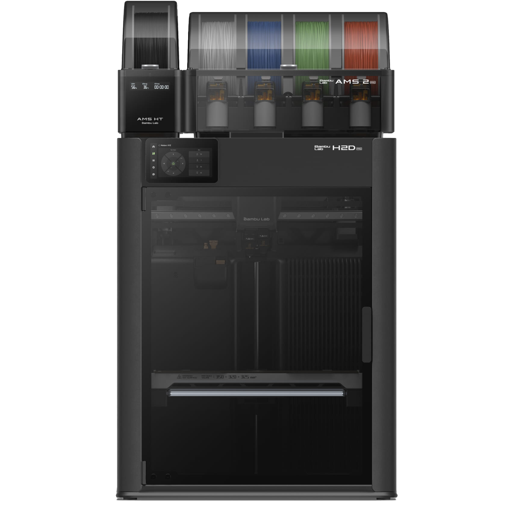Bambu Lab H2D Pro combo includes AMS 2 Pro and AMS HT in bundle
