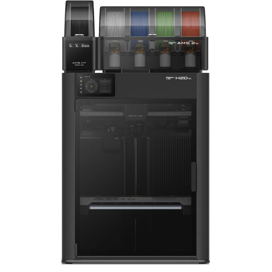 Bambu Lab H2D Pro combo includes AMS 2 Pro and AMS HT in bundle