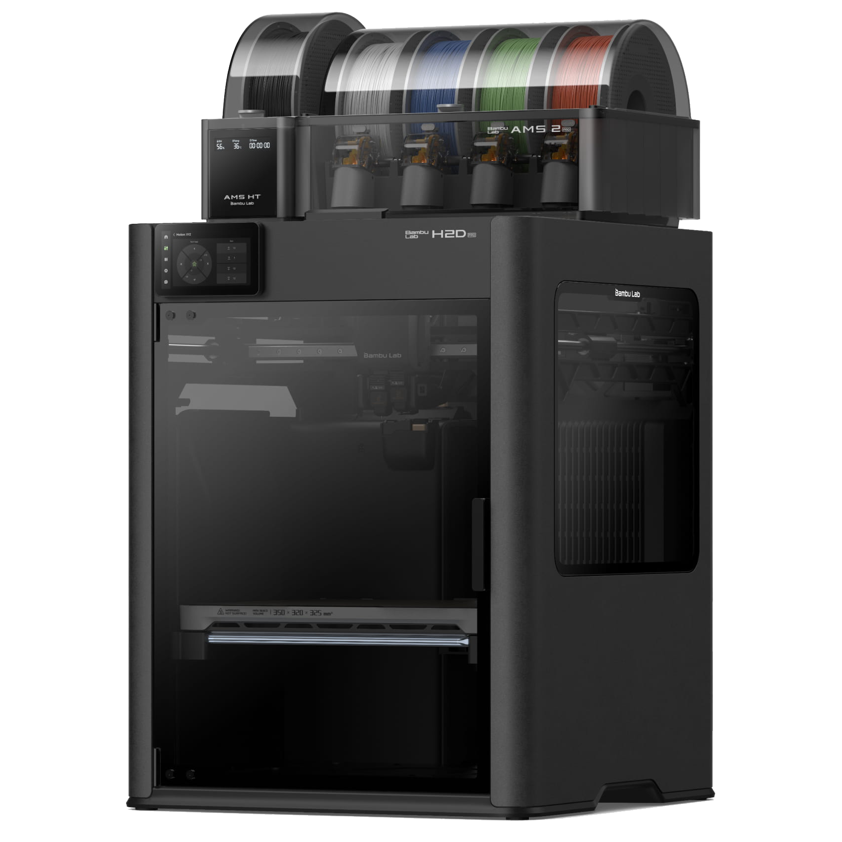 H2D Pro combo includes AMS 2 Pro and AMS HT in bundle