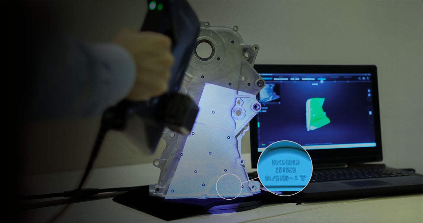 Einscan PRo HD 3D Scanning cast iron part