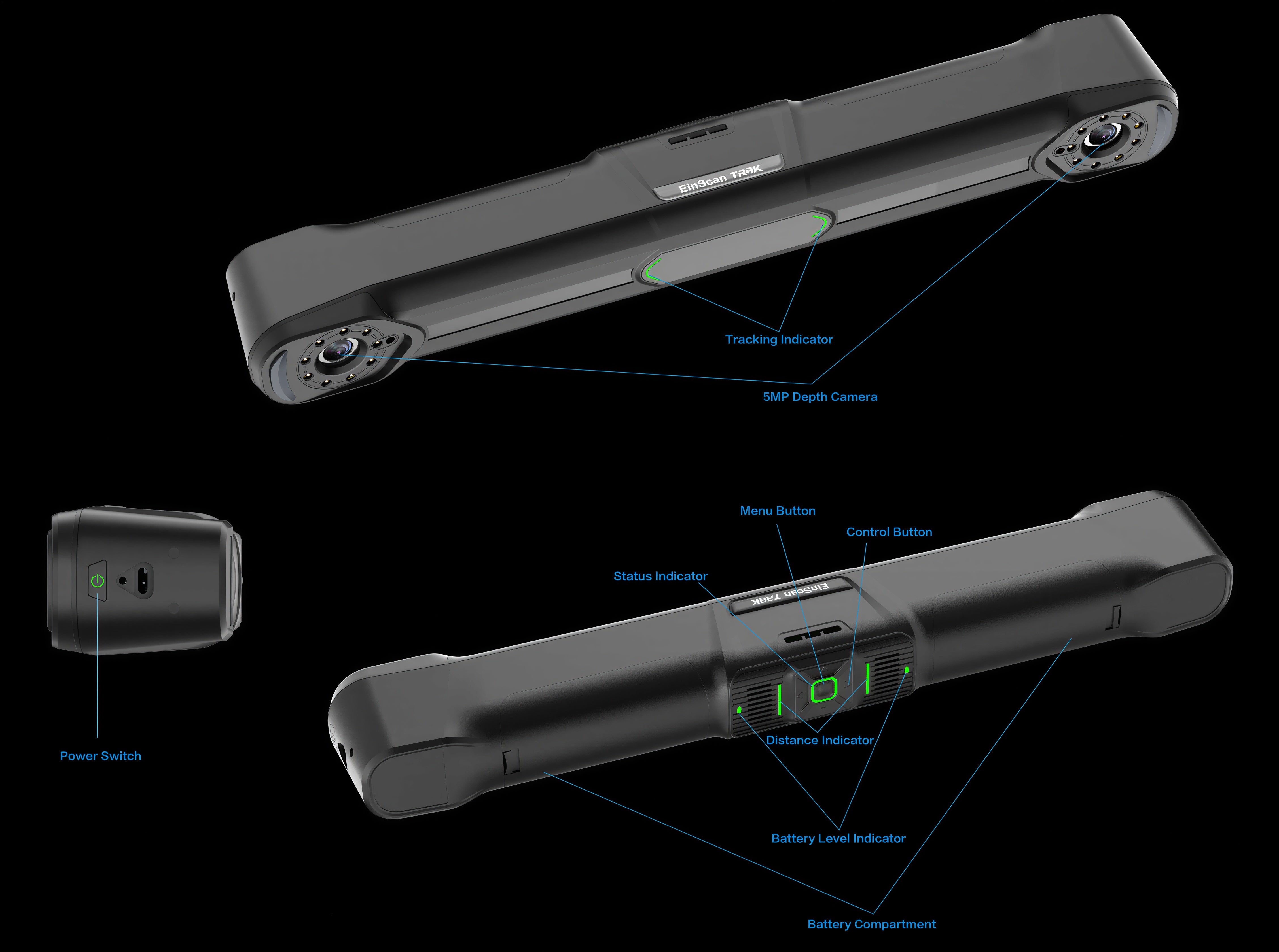 EinScan Trak - Tracker Features and functions