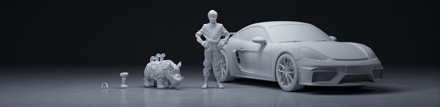 Creality CR Scan Otter can scan small objects 10mm in size and large objects up to 2 meters