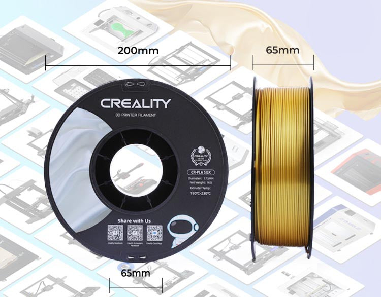 Creality CR-Silk is compativle with most FDM 3d printers