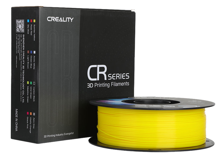 Creality CR-PETG Yellow 1.75mm 1kg Filament Box