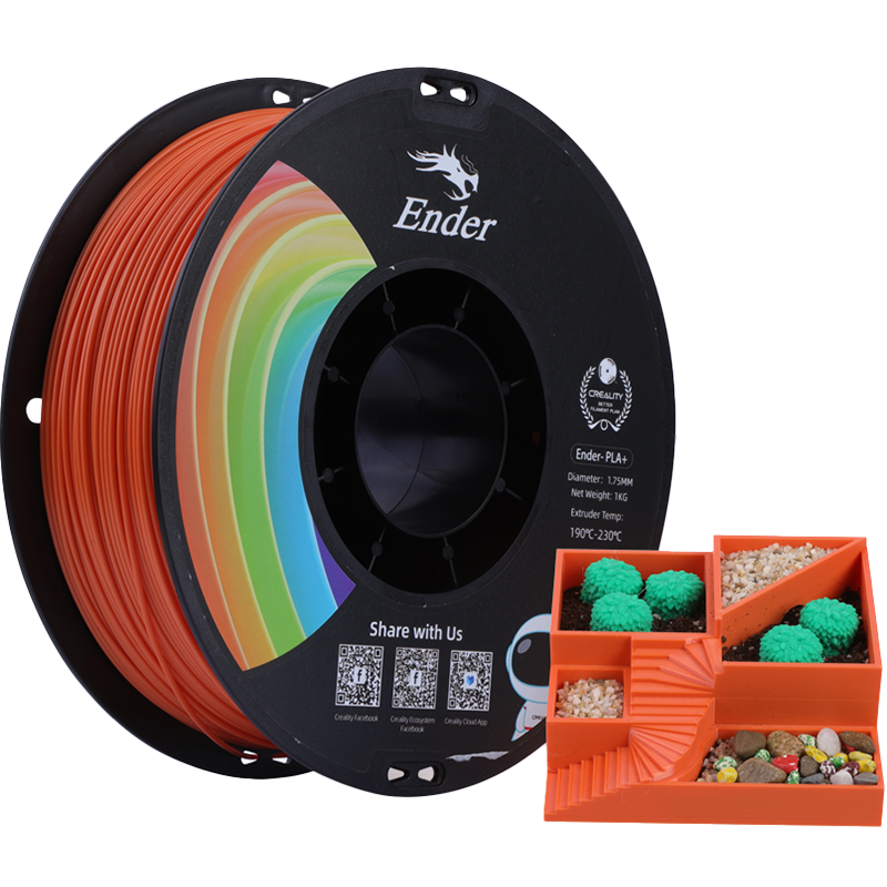 Ender PLA+ Orange FIlament 1.75mm 1kg