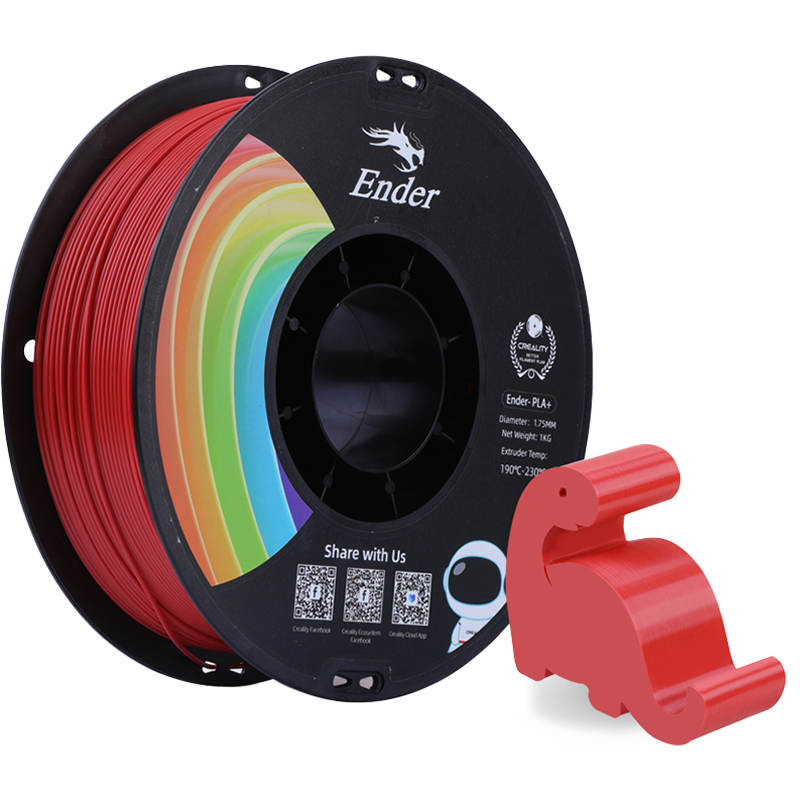 Ender PLA+ Red FIlament 1.75mm 1kg