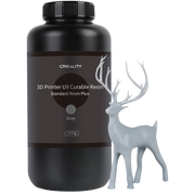 Creality Grey Standard Resin Plus for LCD photopolymer 3d printers