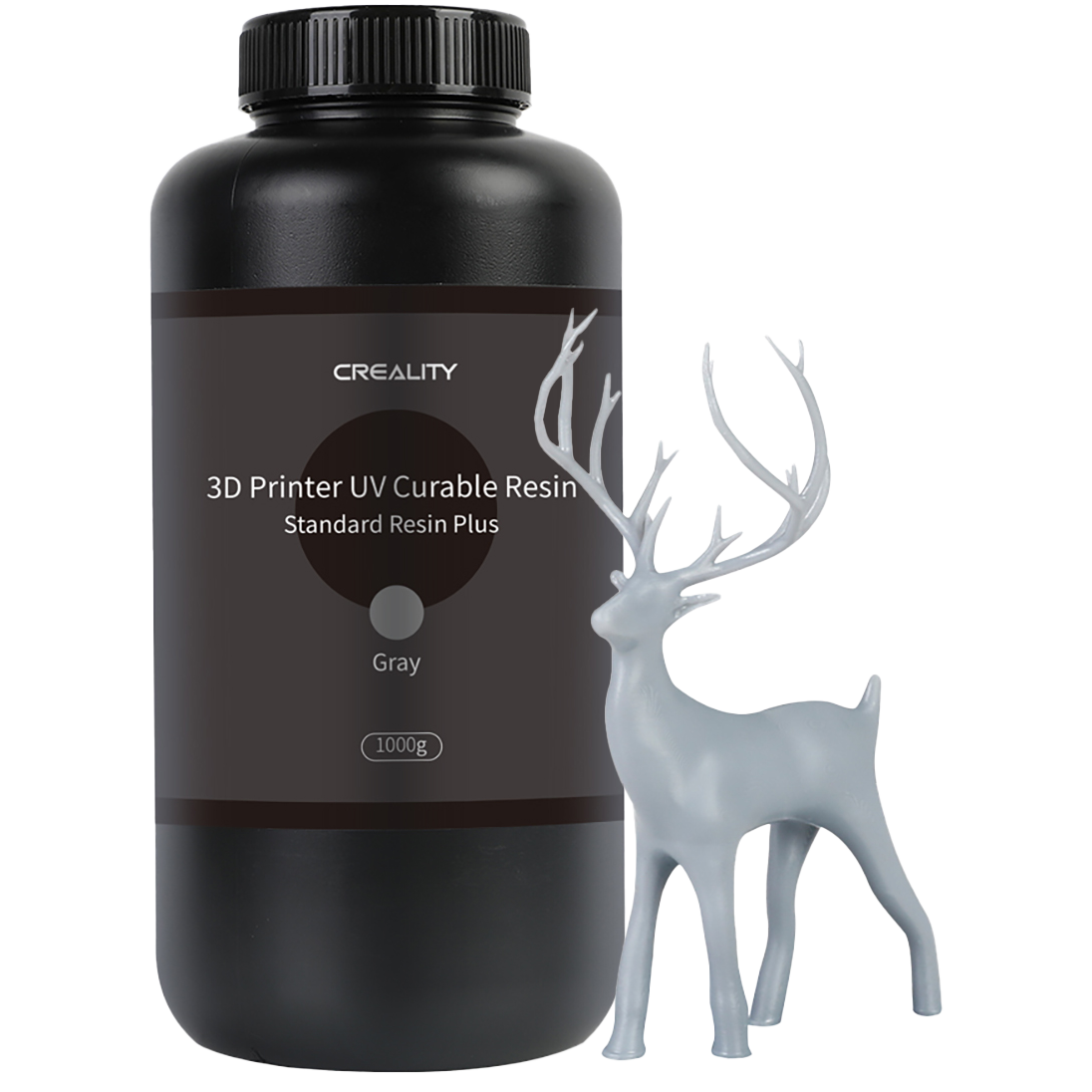 Creality Grey Standard Resin Plus for LCD photopolymer 3d printers