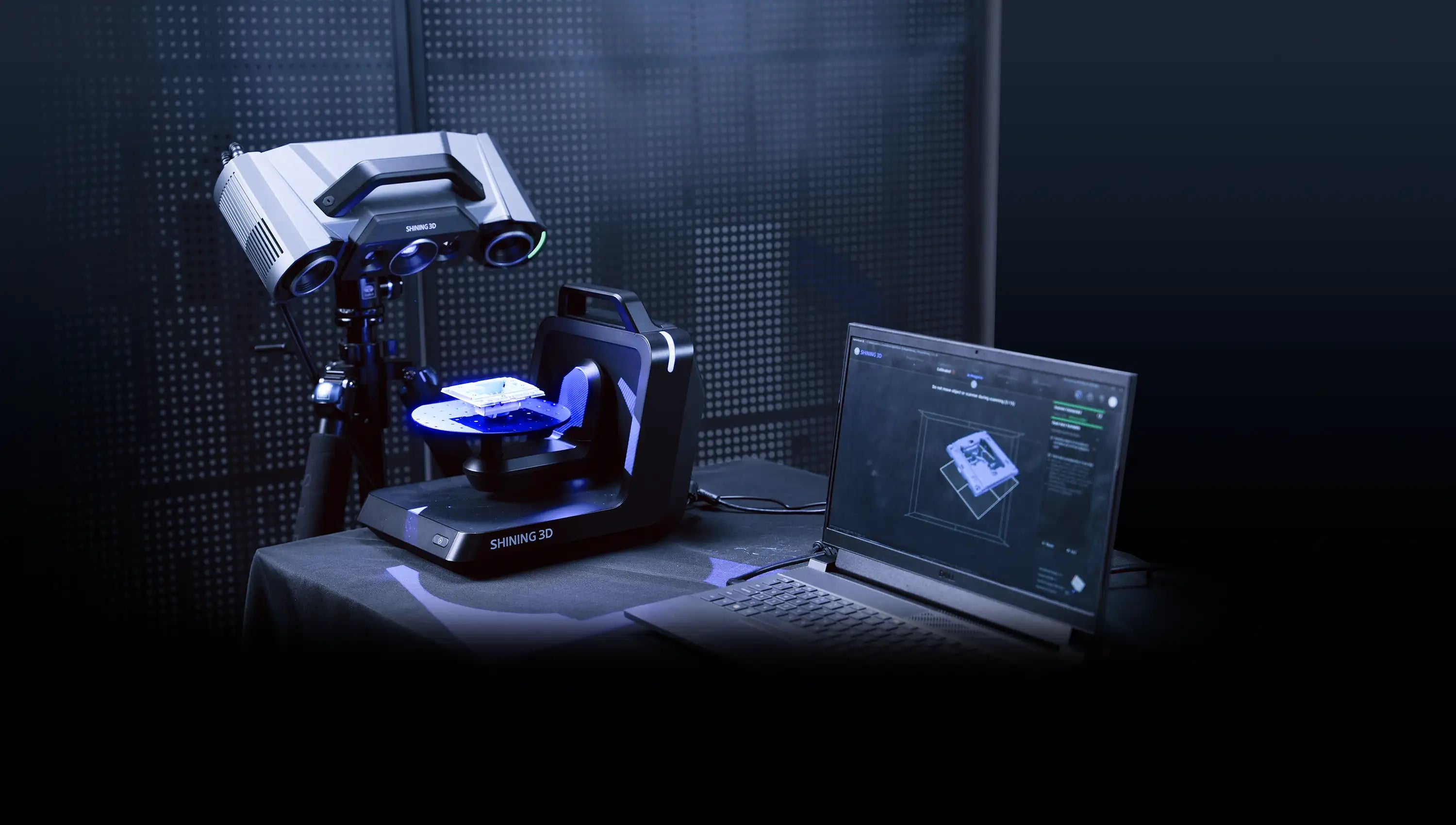 Shining 3D dual axis turntable for OptimScan Q Series 3d scanner 3D Printer Superstore