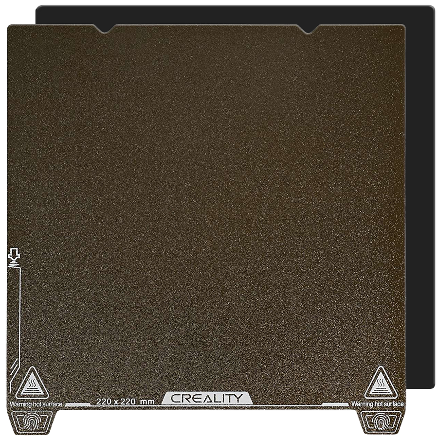 K1 / K1C / Ender3 V3 -Textured PEI Platform with Magnetic Sticker