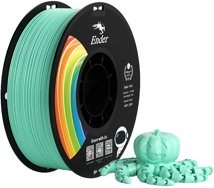 Creality Ender PLA+ Jade Green 3d printing filament for schools