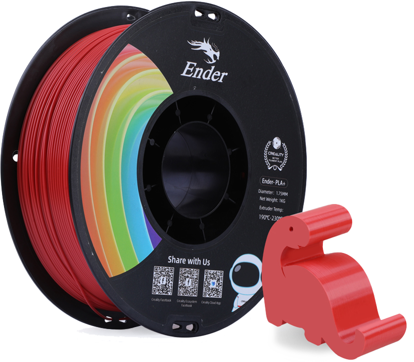 Creality Ender PLA+ Red filament for 3d printing