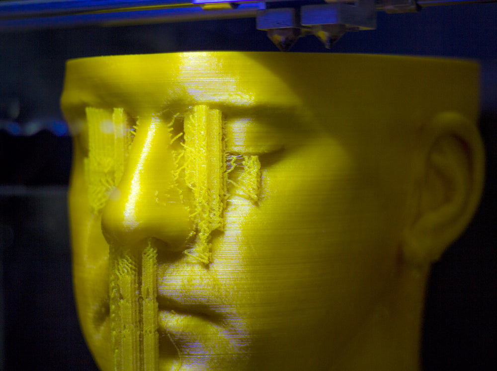 3D Printing a golden head