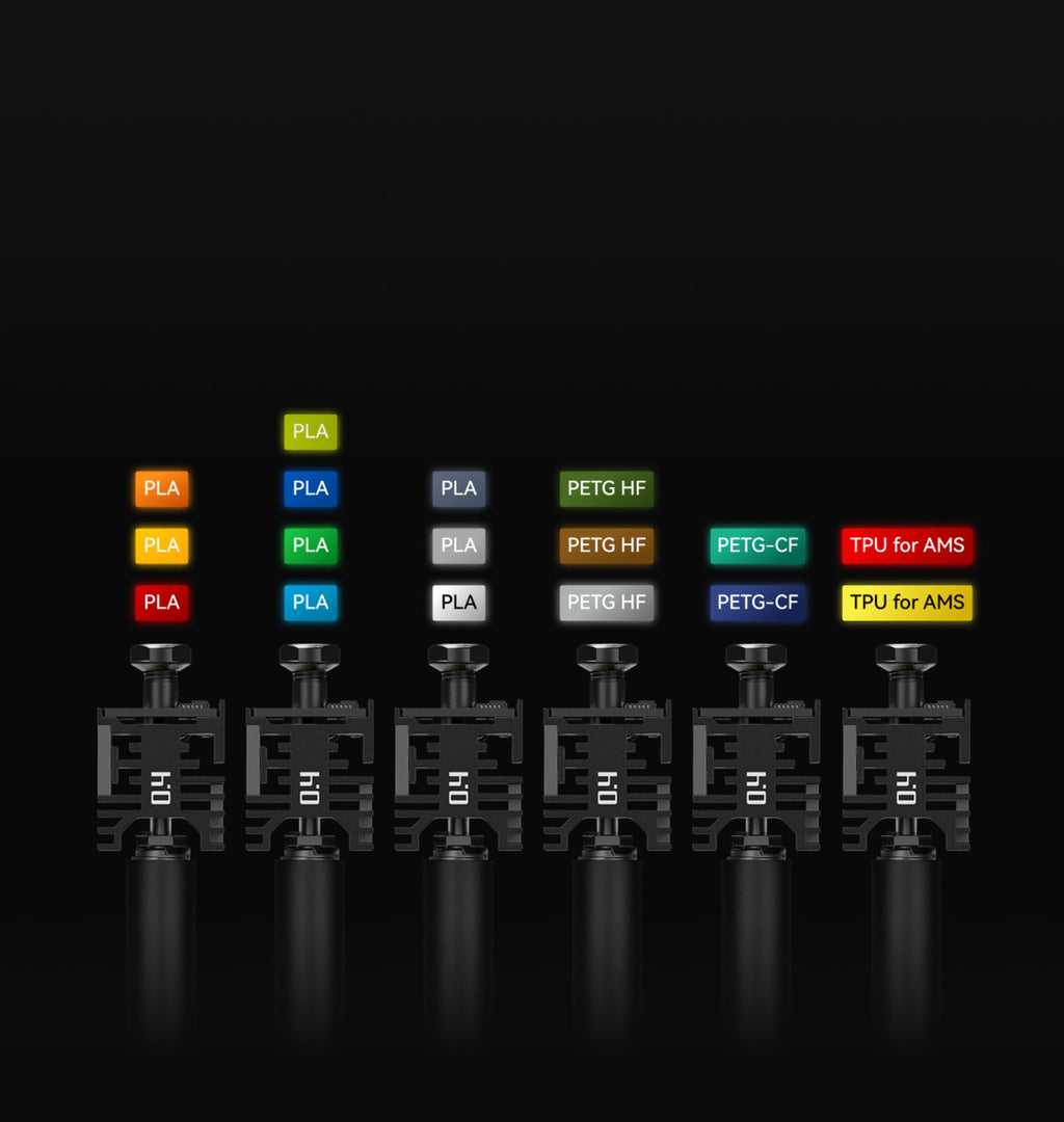 Bambu Lab H2C Hotend options