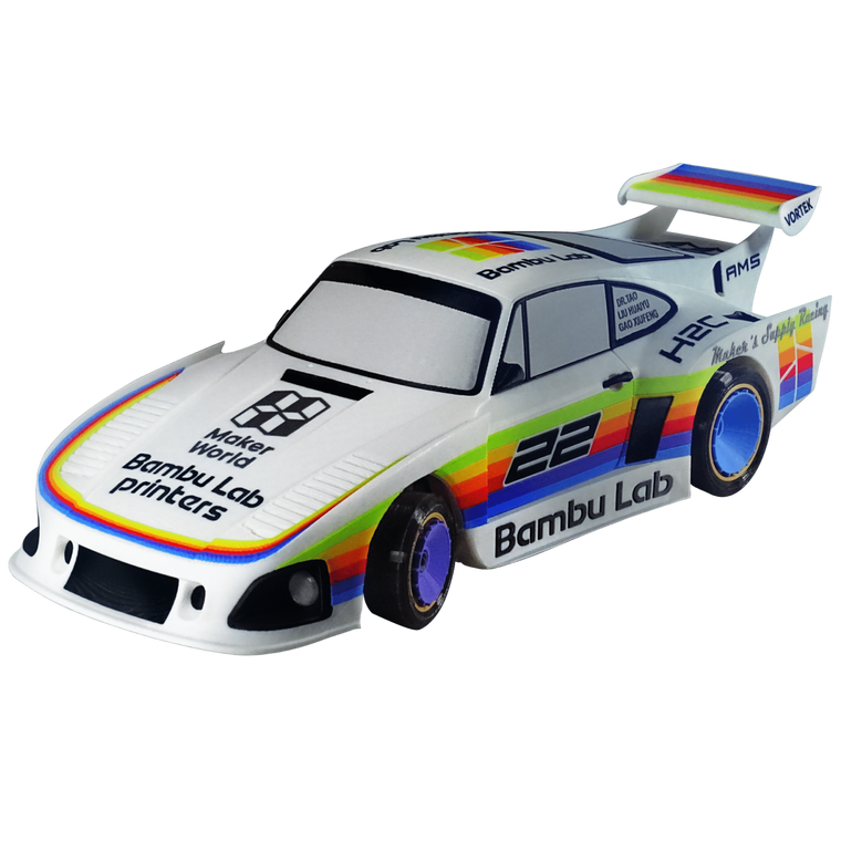 H2C 3D Print sample of Porsche