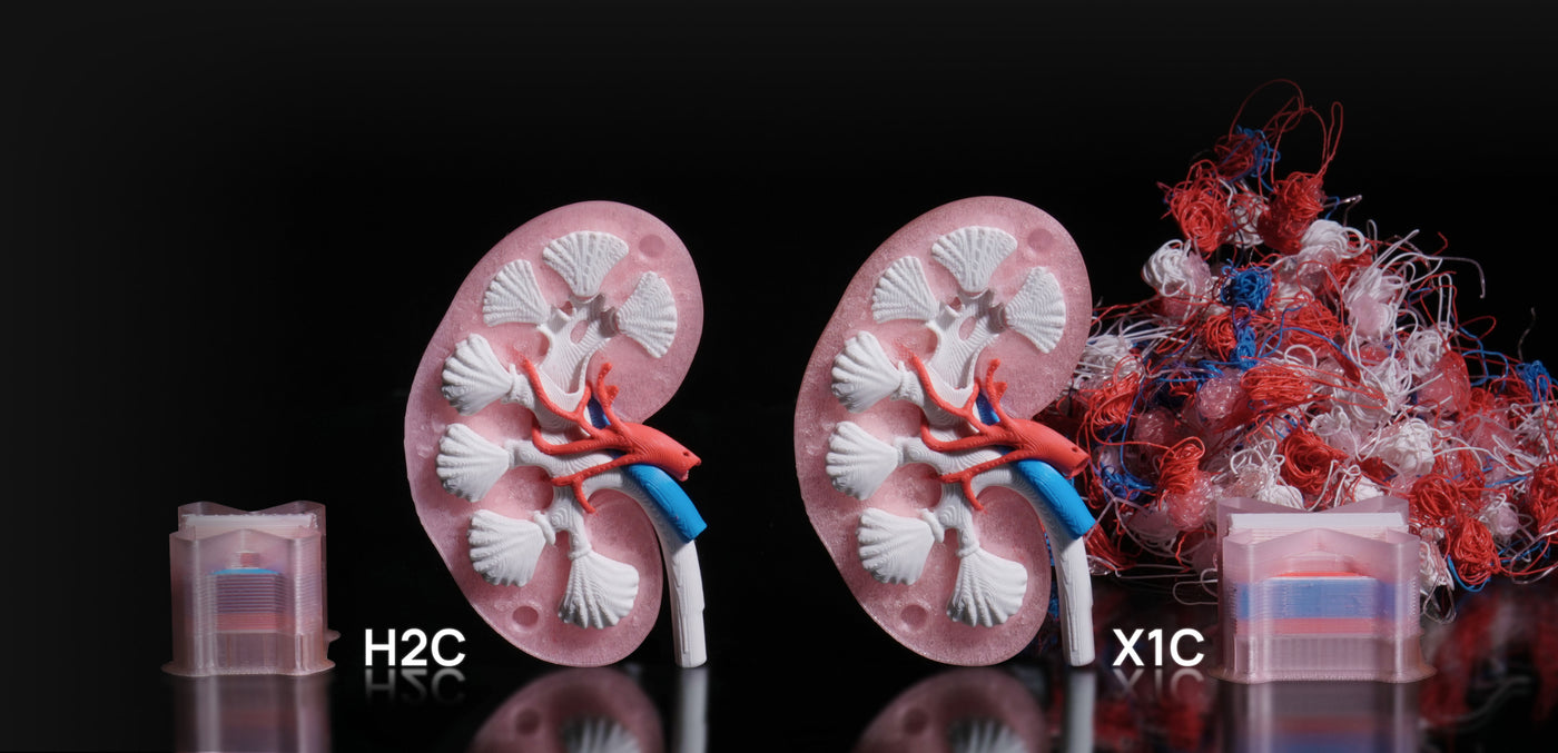 H2C saving filament purge vs X1C
