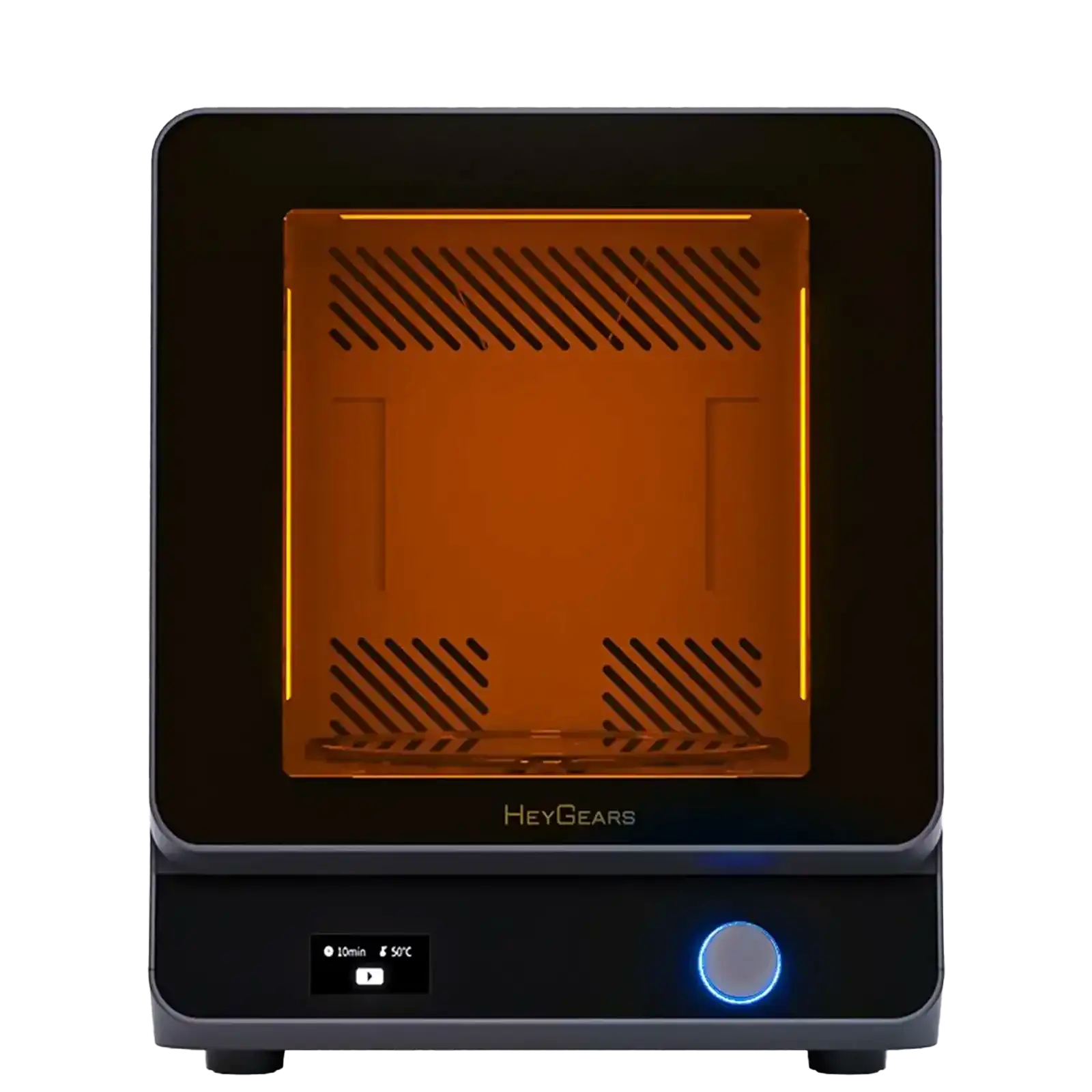 Heygears UltraCraft Cure is a specialised desktop post-processing unit designed exclusively for the Reflex production platform