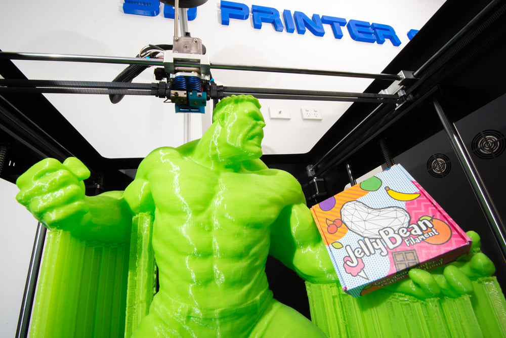 Hulk 3D Print Draw with Jazza