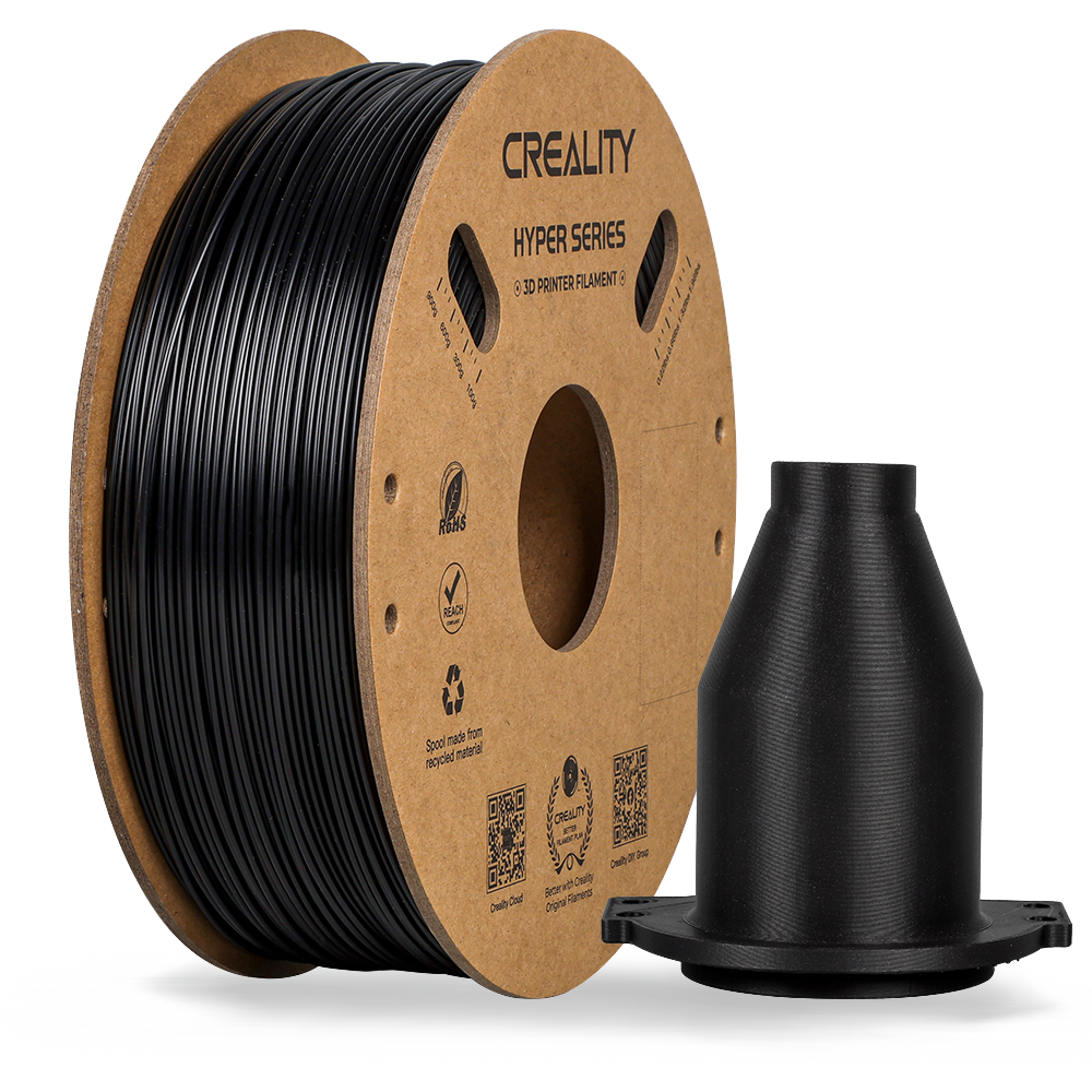 Hyper Series ABS Black 3D Printing Filament 1.75mm 1kg Spool