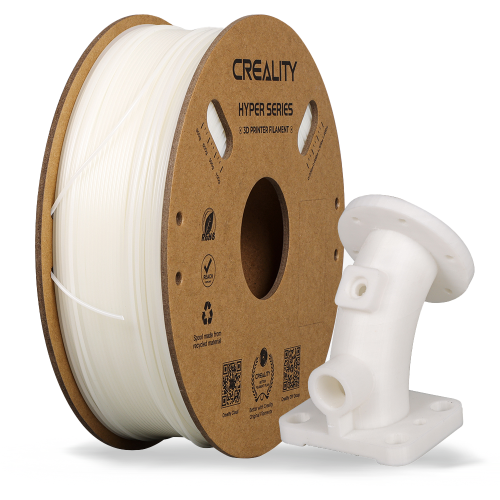 Creality Hyper Series ABS White 3D Printing Filament 1.75mm 1kg Spool