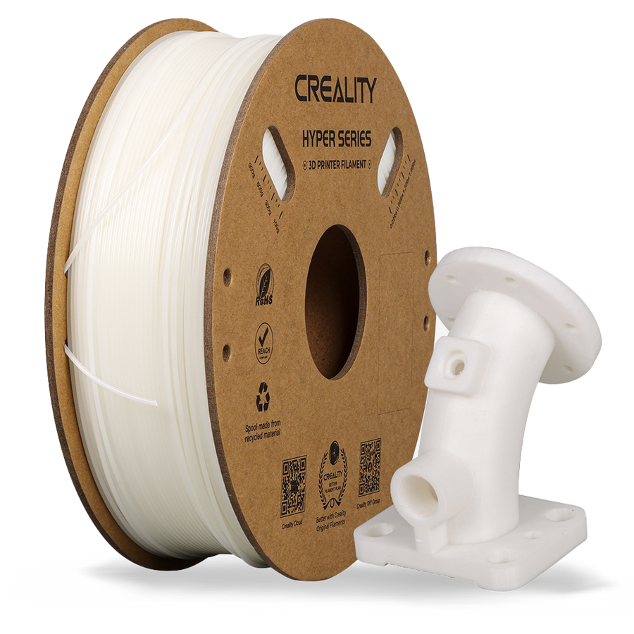 Creality Hyper Series ABS White 3D Printing Filament 1.75mm 1kg Spool