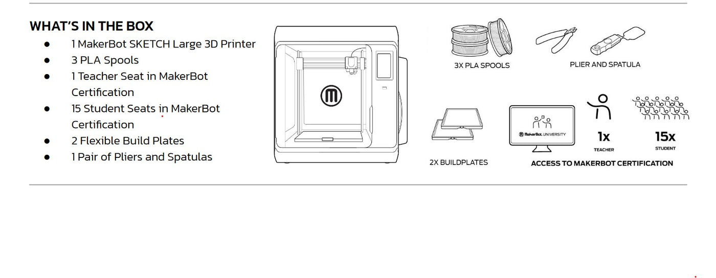 UltiMaker MakerBot SKETCH Large - 3D Printer Superstore