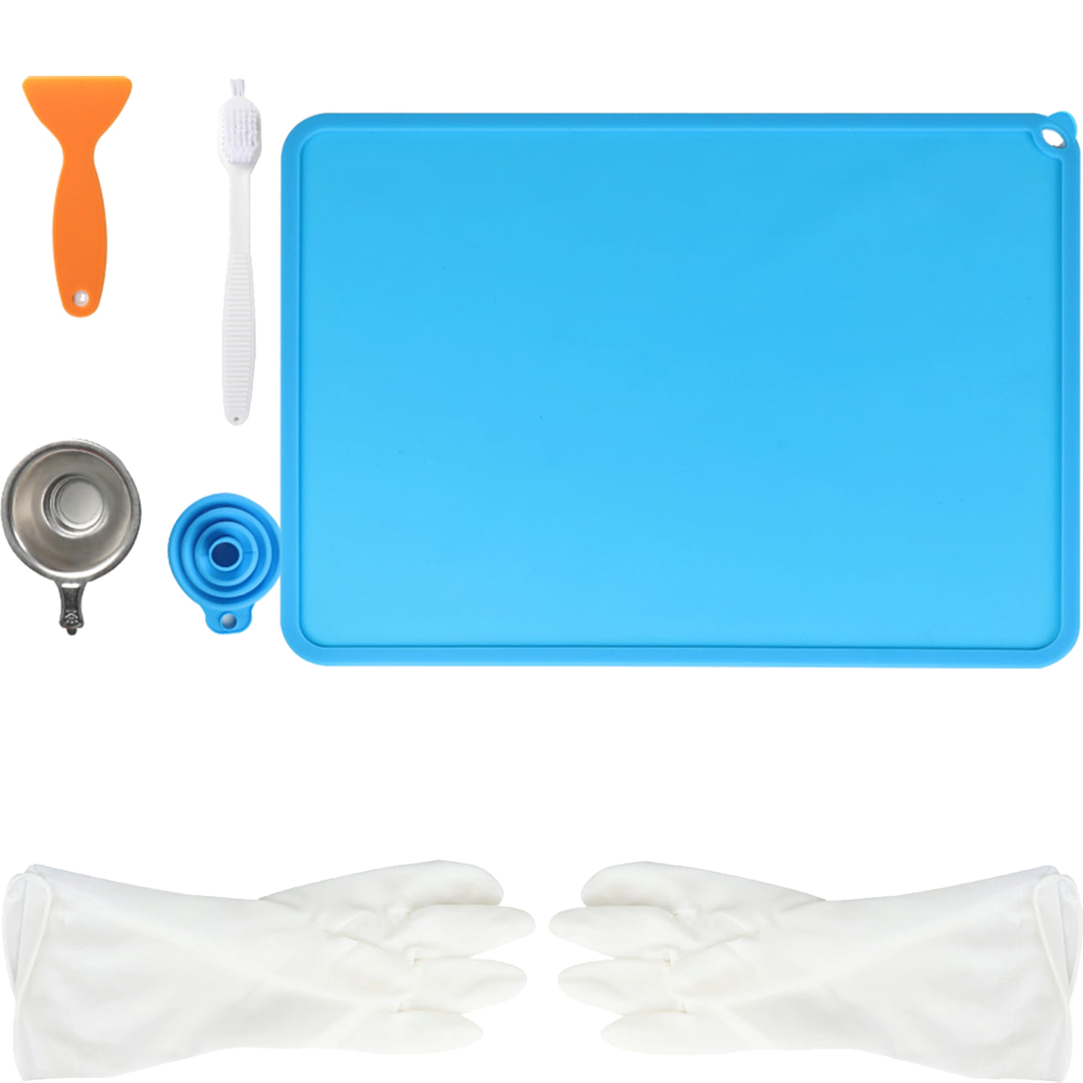 Resin 3D Printer Tool Kit with silicon mat, filter and gloves