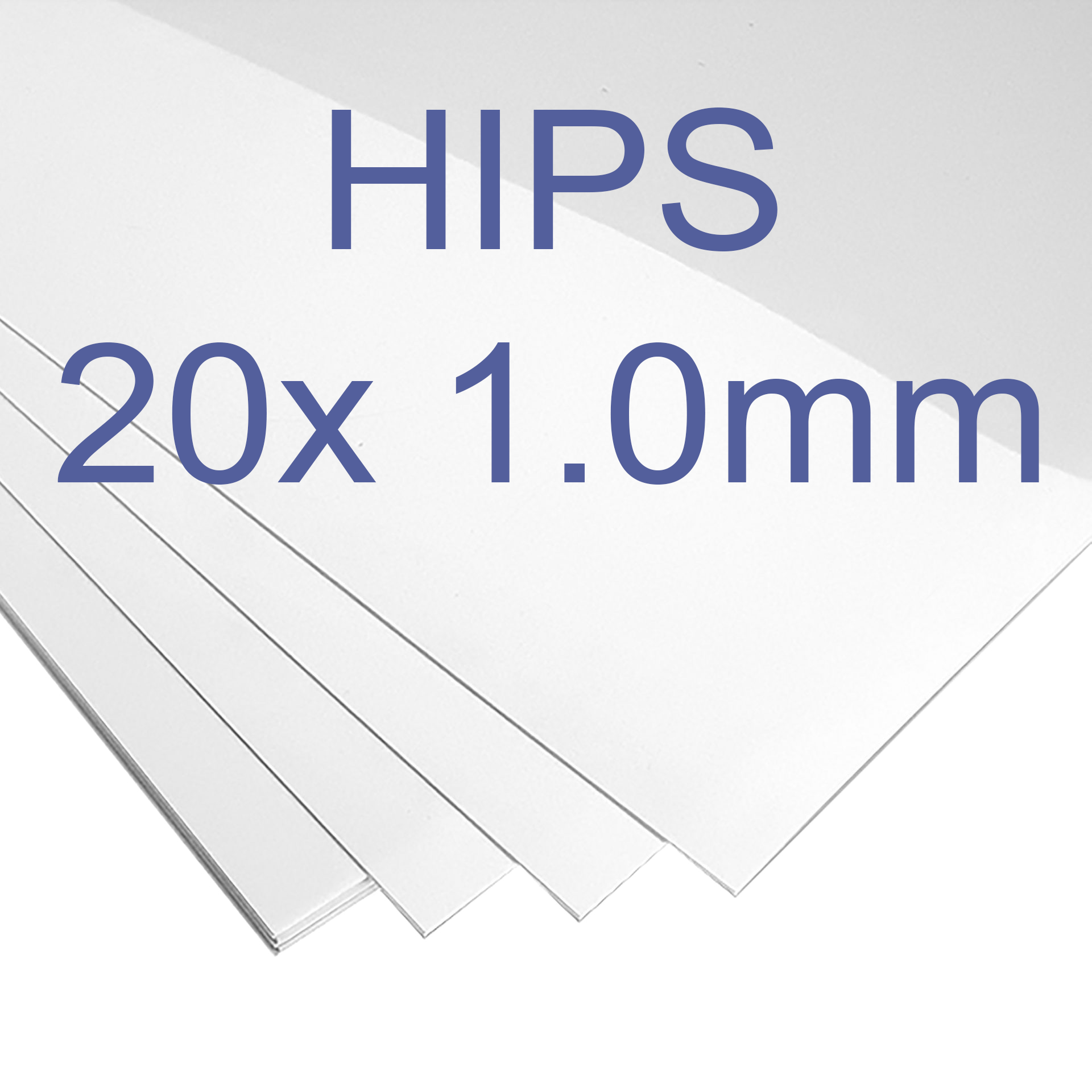 20x 1.0mm High Impact Polystyrene (HIPS) Thermoformable sheets for your Vaquform.