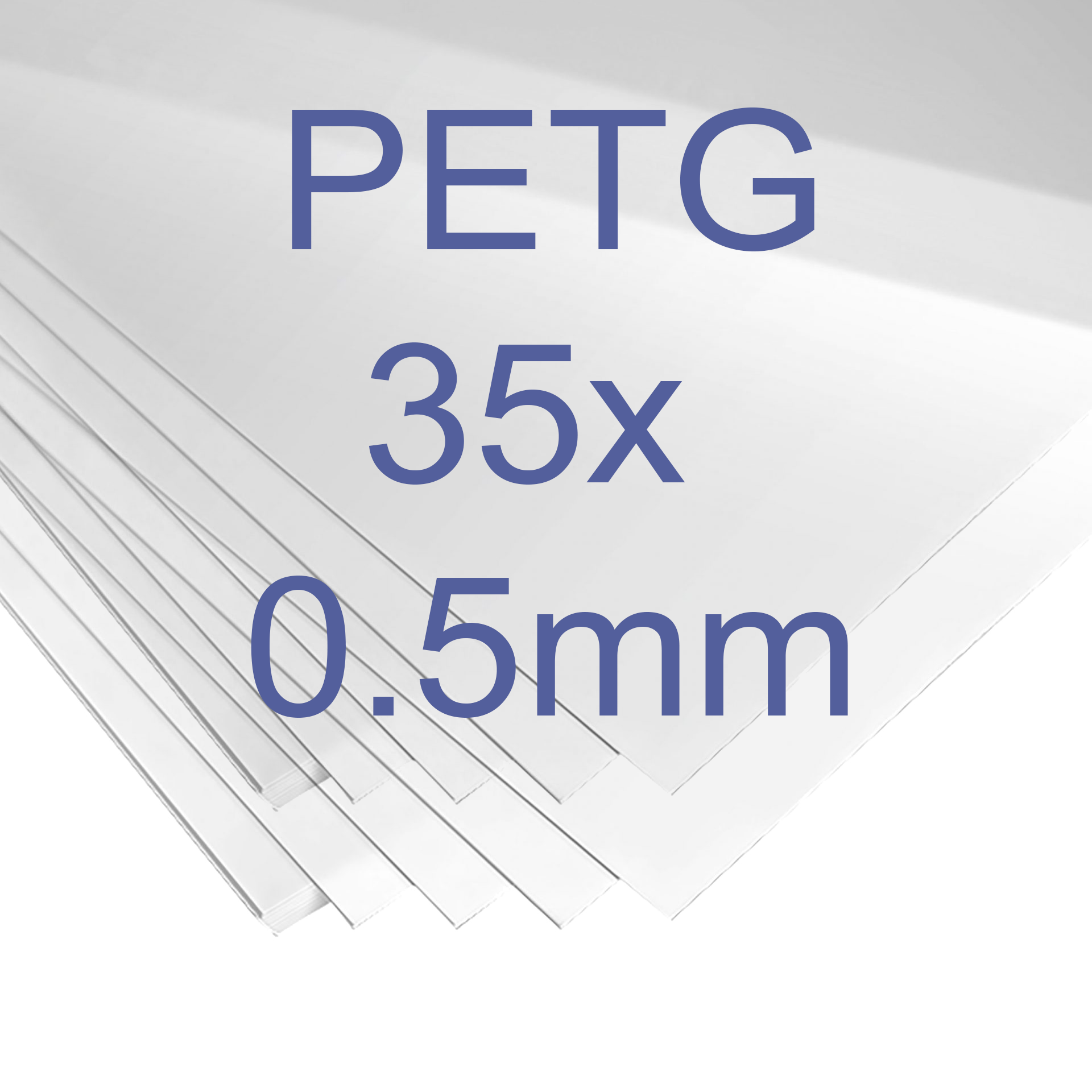 Vaquform PETG Sheets Clear