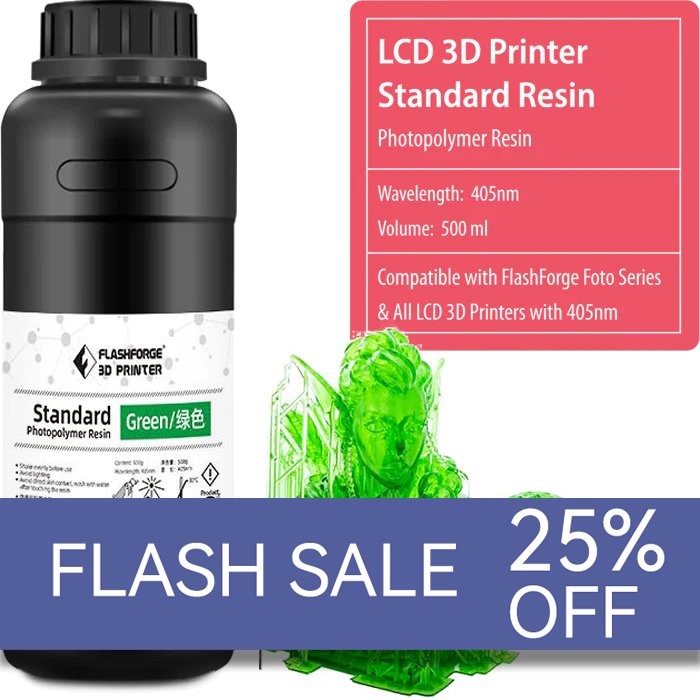 LCD Standard Photopolymer Resin Green