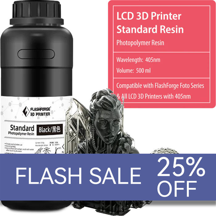 LCD Standard Photopolymer Resin Black