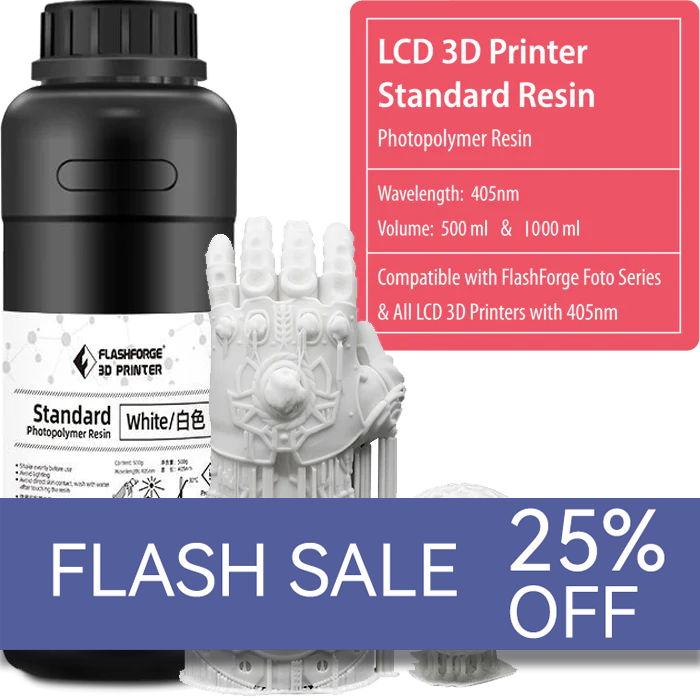 LCD Standard Photopolymer Resin White