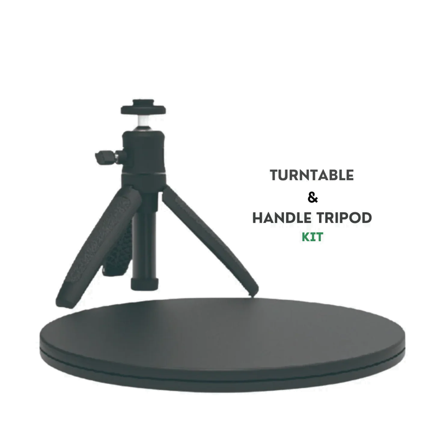 3D Scanning Manual Turntable & Handle Tripod Kit