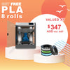 UP mini 3 - get 8 rolls PLA free