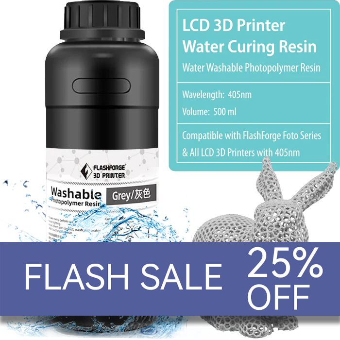 LCD Water Washable Resin Grey