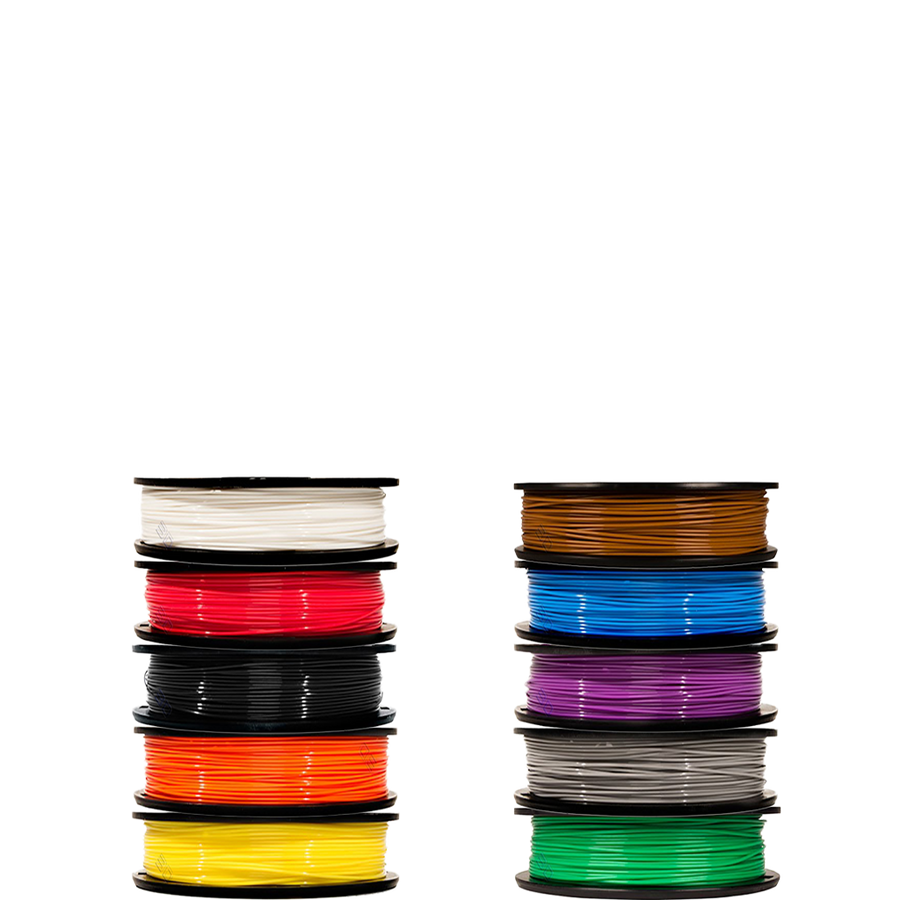 10 pack makerbot PLA filament spool 3d printer printing materials small