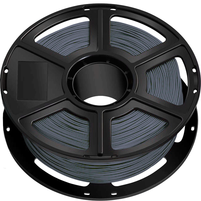 Flashforge Grey ABS 1kg filament spool