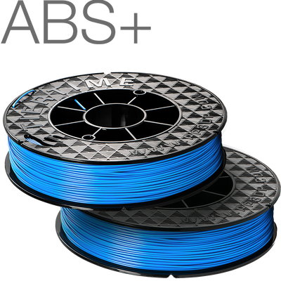 Up Fila ABS+ High Strength Blue 3D Printing Filament by Tiertime Twin Pack