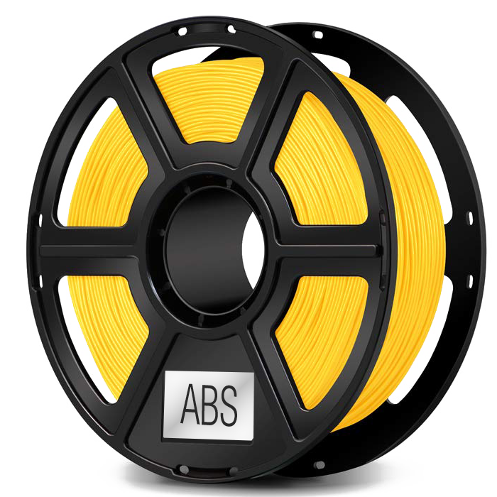 Yellow ABS FIlament for Flashforge 3D Printers 500 gram spool