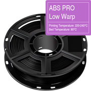 Flashforge ABS Pro Low Warp FIlament Black