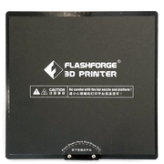 flashforge adventurer 3 III voxel 3d printer build plate flexible spring sheet front view