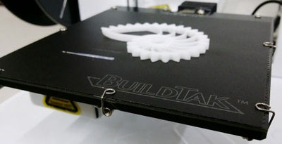 BuildTak allows raftless 3d printing on the up mini and up plus 2