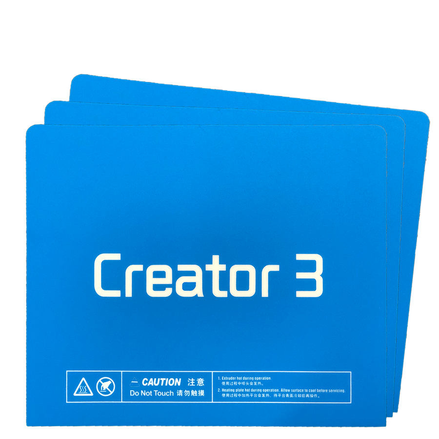 FlashForge Creator 3 Platform Surface - 3 Pack