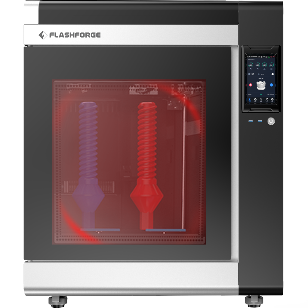Flashforge Creator 4 heated chamber front view