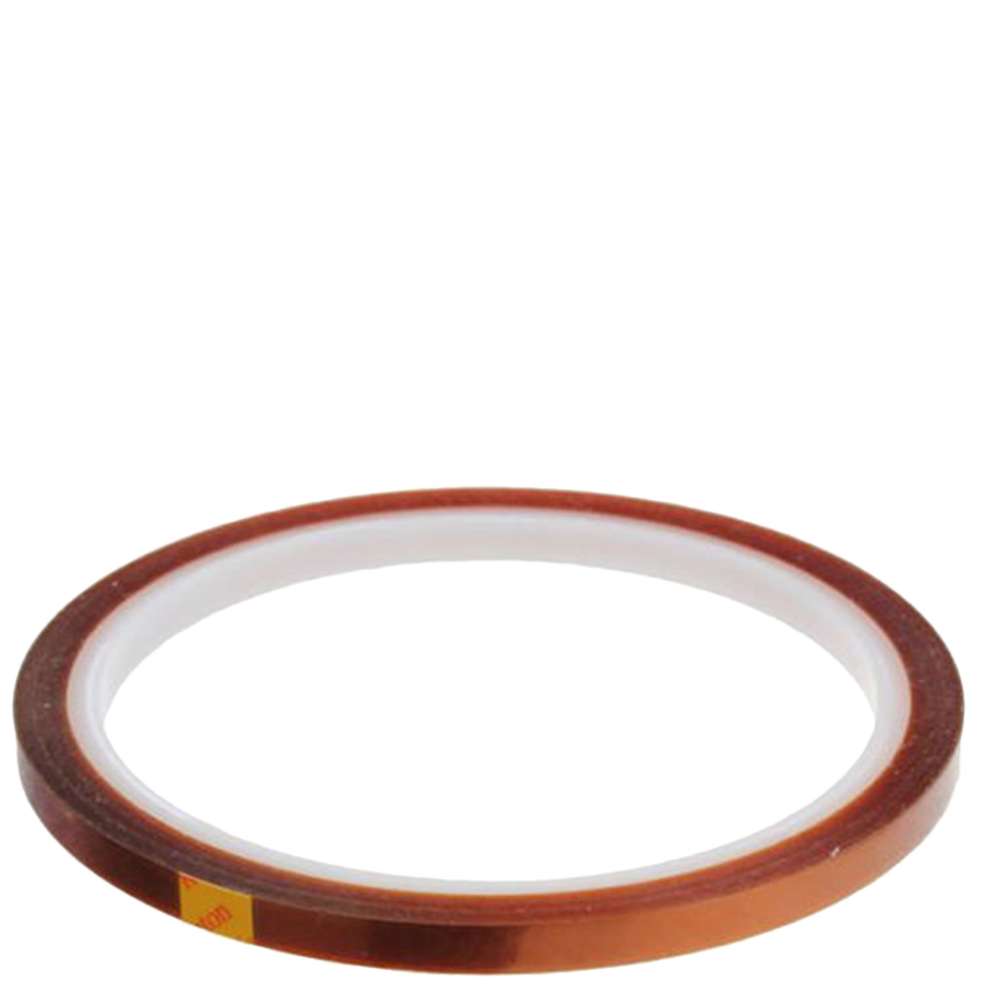 3d printer extruder head heat bed kapton high temperature polymide tape adhesive 5mm roll