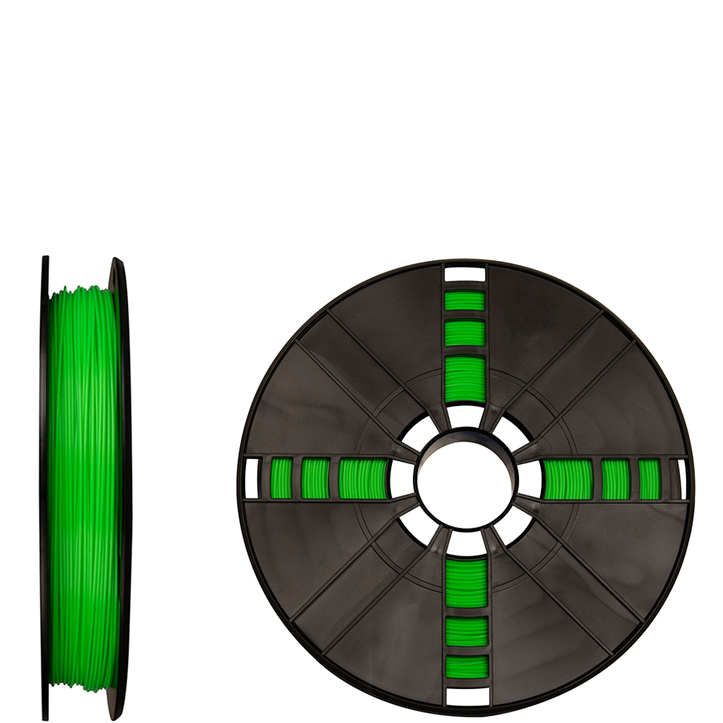 makerbot PLA filament true neon green replicator 
