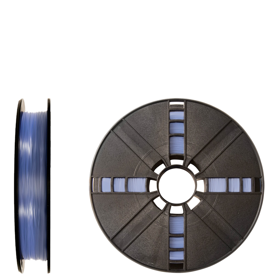 makerbot PLA filament true translucent replicator blue